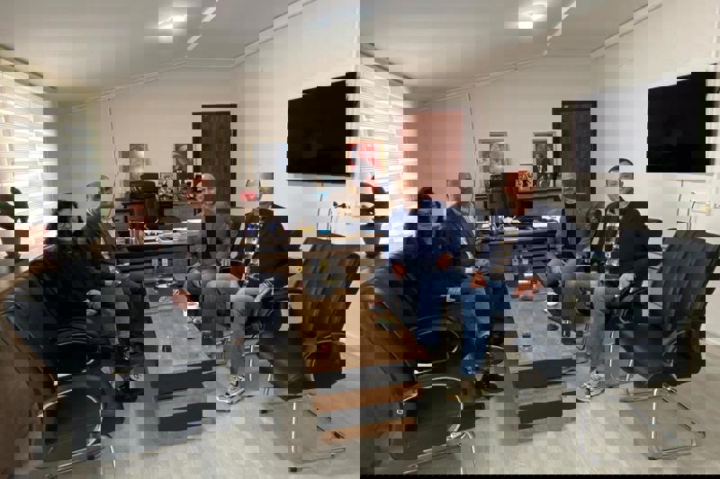 ALANYA BELEDİYESPOR BAŞKANINDAN FAKÜLTEMİZE NEZAKET ZİYARETİ