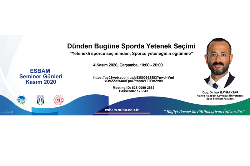 DÜNDEN BÜGÜNE SPORDA YETENEK SEÇİMİ- DOÇ. DR. IŞIK BAYRAKTAR