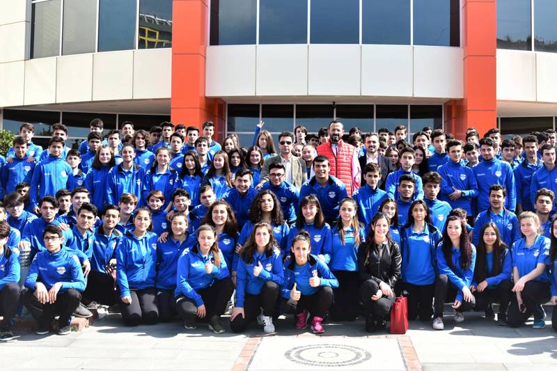 ALANYA MEVLÜT ÇAVUŞOĞLU SPOR LİSESİ FAKÜLTEMİZİ ZİYARET ETTİ