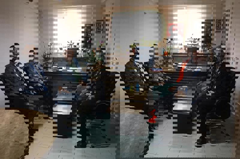 TÜRKİYE OKUL SPORLARI FEDERASYONU BAŞKANI SAYIN DOÇ. DR. ÖMÜR FATİH KARAKULLUKÇU'DAN FAKÜLTEMİZE ZİYARET 