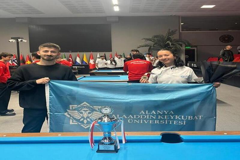 ÜNİLİG BİLARDO TÜRKİYE ŞAMPİYONASI’NDA BÜYÜK BAŞARI