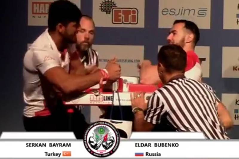 MİLLİ SPORCUMUZ SERKAN BAYRAM DÜNYA BİLEK GÜREŞİ ŞAMPİYONASINDA ÜLKEMİZİ TEMSİL ETTİ