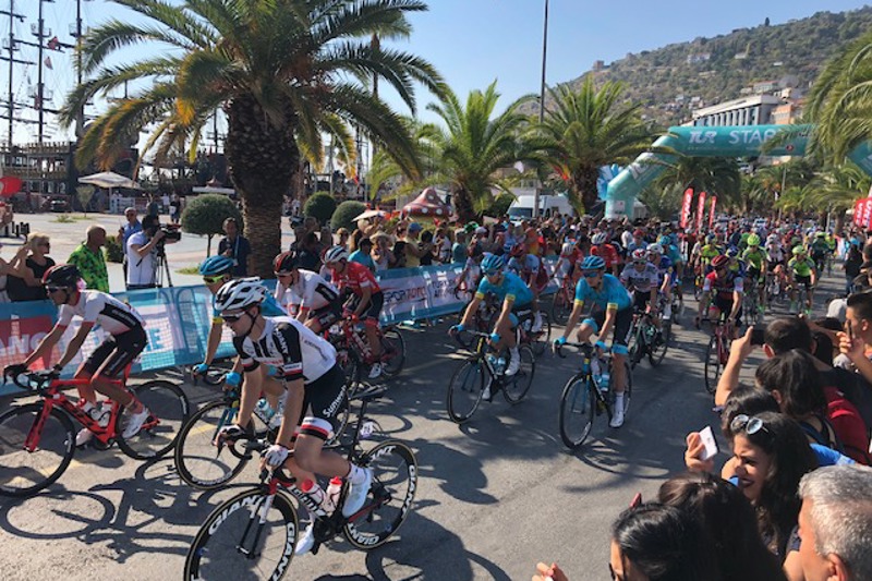 54. CUMHURBAŞKANLIĞI BİSİKLET TURU ALANYA ANTALYA ETABI KOŞULDU